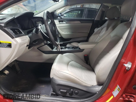 2017 Hyundai Sonata Sport with VIN 5NPE34AF5HH584093, listed as a Copart auction lot 48558775 with 54,950 mi miles and Salvage Title. Bid and sale history available at carsss.com. Image 7.