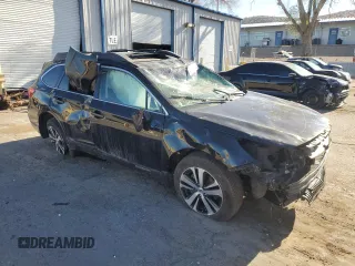 2018 Subaru Outback Limited with VIN 4S4BSAKCXJ3323225, listed as a Copart auction lot 48329005 with 106,737 mi miles and Salvage Title. Bid and sale history available at DreamBid. Image 4.