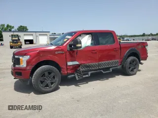 2018 Ford F-150 XL with VIN 1FTEW1E5XJFA27140, listed as a Copart auction lot 56948105 with 57,825 mi miles and Clean title. Bid and sale history available at DreamBid. Image 1.