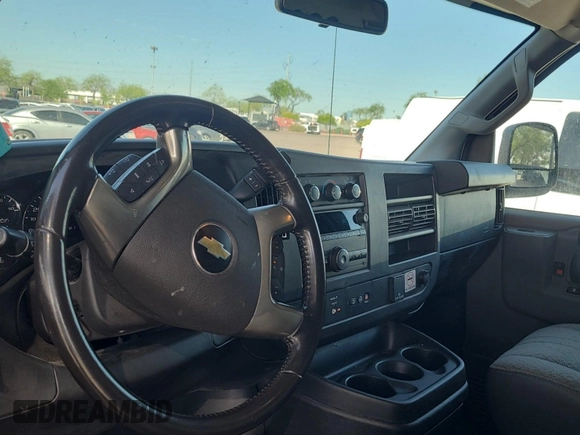 2019 Chevrolet Express Cargo with VIN 1GCWGAFG2K1328176, listed as a IAAI auction lot 42621284 with 97,123 mi miles and . Bid and sale history available at DreamBid. Image 17.