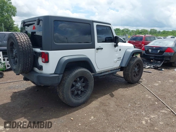 2016 Jeep Wrangler Black Bear with VIN 1C4AJWAG7GL106809, listed as a IAAI auction lot 42513015 with 86,730 mi miles and . Bid and sale history available at DreamBid. Image 4.