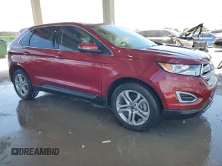 2016 Ford Edge Titanium with VIN 2FMPK4K95GBC17480, listed as a Copart auction lot 53301865 with 101,578 mi miles and Clean Title. Bid and sale history available at carsss.com. Image 4.