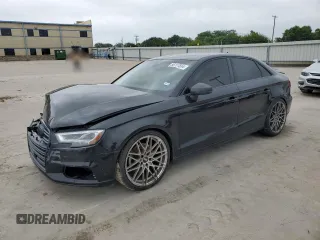 2020 Audi A3 with VIN WAUCUGFF4LA097155, listed as a Copart auction lot 56117554 with 74,100 mi miles and Salvage title. Bid and sale history available at DreamBid. Image 1.