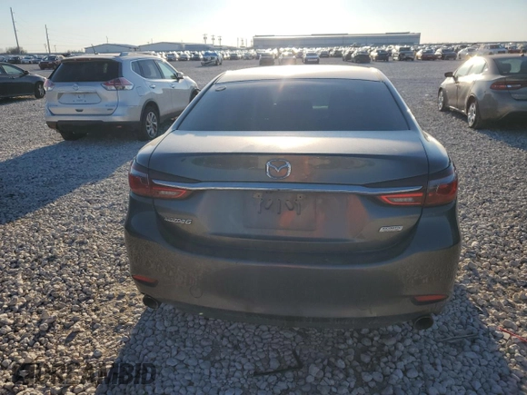 2018 Mazda 6 Sport with VIN JM1GL1UM1J1329438, listed as a Copart auction lot 46341585 with 179,970 mi miles and Salvage Title. Bid and sale history available at carsss.com. Image 6.