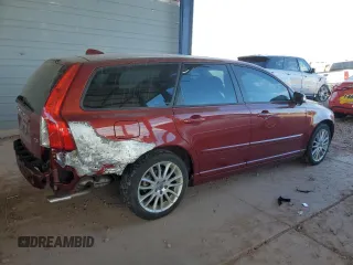 2011 Volvo V50 with VIN YV1672MW1B2606067, listed as a Copart auction lot 43428855 with 52,486 mi miles and Salvage Title. Bid and sale history available at carsss.com. Image 3.