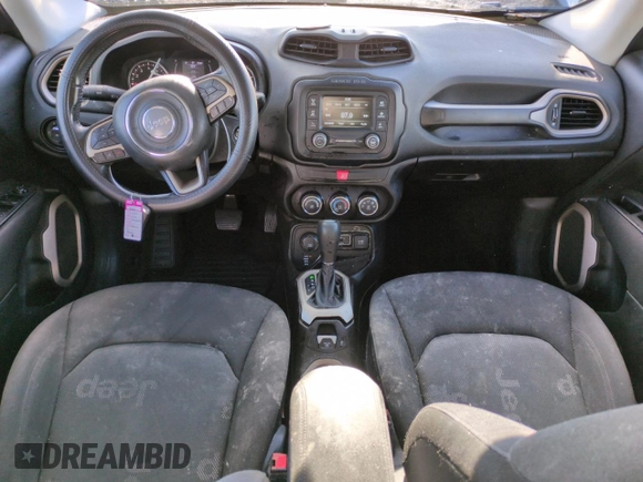 2017 Jeep Renegade Latitude with VIN ZACCJBBB8HPG59910, listed as a Copart auction lot 54883215 with 127,119 mi miles and Salvage title. Bid and sale history available at DreamBid. Image 8.