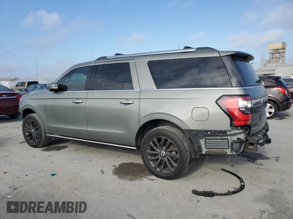 2019 Ford Expedition Max Limited с VIN 1FMJK1KT0KEA75469, выставлен на аукционе Copart как лот 44168365 с пробегом 99 066 миль миль и Списание • Salvage title. История ставок и продаж доступна на DreamBid. Изображение 2.