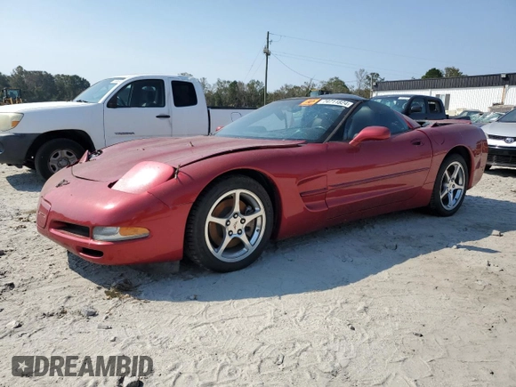 2004 Chevrolet Corvette with VIN 1G1YY22GX45114770, listed as a Copart auction lot 74711824 with 24,104 mi miles and Salvage Title. Bid and sale history available at carsss.com. Image 1.