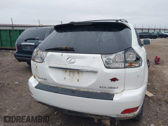 2008 Lexus RX 350 with VIN 2T2GK31U58C041202, listed as a IAAI auction lot 41526018 with 185,893 mi miles and . Bid and sale history available at DreamBid. Image 16.