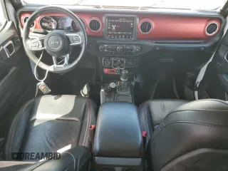 2018 Jeep Wrangler Unlimited Rubicon z VIN 1C4HJXFN3JW176213, wystawiony jako Copart lot #53963755 z przebiegiem 53 094 mil mil oraz Szkoda całkowita • Salvage title. Historia ofert i sprzedaży dostępna na DreamBid. Obrazek 8.