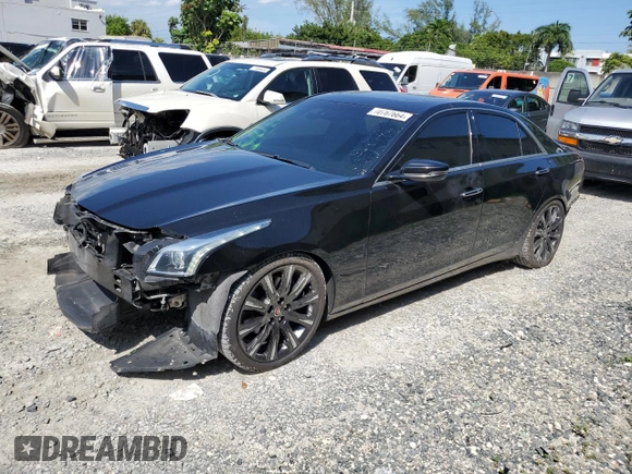 2017 Cadillac CTS Sedan Luxury RWD with VIN 1G6AR5SX9H0208376, listed as a Copart auction lot 70767664 with 76,760 mi miles and Salvage Title. Bid and sale history available at carsss.com. Image 1.