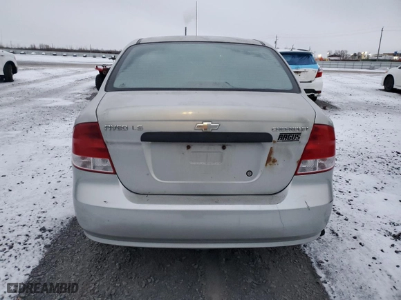 2004 Chevrolet Aveo LS with VIN KL1TJ52644B277292, listed as a Copart auction lot 85085004 with 112,595 mi miles and Salvage Title. Bid and sale history available at carsss.com. Image 6.