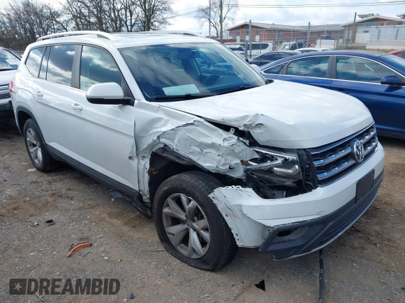 2018 Volkswagen Atlas Launch Edition with VIN 1V2BR2CA5JC513354, listed as a IAAI auction lot 41205605 with 99,793 mi miles and . Bid and sale history available at DreamBid. Image 1.