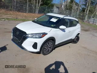 2021 Nissan Kicks SV z VIN 3N1CP5CV9ML485943, wystawiony jako IAAI lot #42121266 z przebiegiem 34 810 mil mil oraz . Historia ofert i sprzedaży dostępna na DreamBid. Obrazek 2.