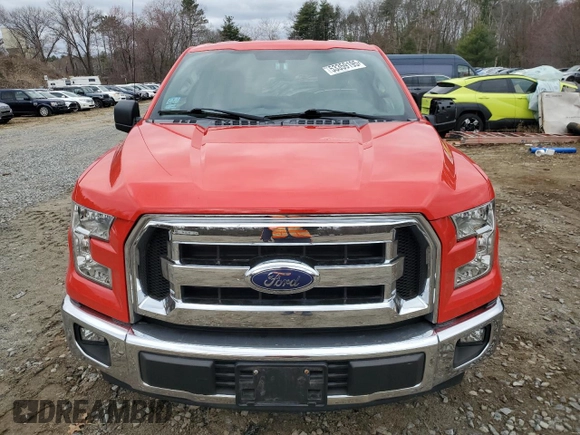 2017 Ford F-150 XL with VIN 1FTMF1CF7HKC57341, listed as a Copart auction lot 53359195 with 64,580 mi miles and Salvage title. Bid and sale history available at DreamBid. Image 5.