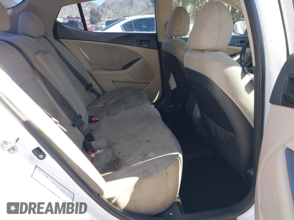 2015 Kia Optima LX with VIN KNAGM4A72F5616233, listed as a IAAI auction lot 41824232 with 163,006 mi miles. Bid and sale history available at carsss.com. Image 8.
