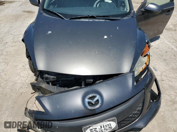 2012 Mazda 3 i Touring with VIN JM1BL1V77C1700351, listed as a Copart auction lot 59268645 with Not provided miles and Salvage title. Bid and sale history available at DreamBid. Image 11.