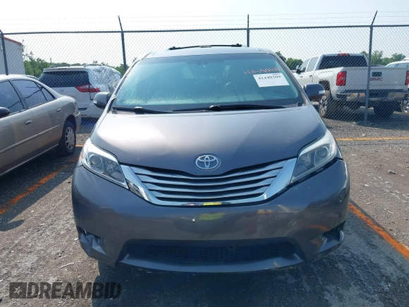 2017 Toyota Sienna XLE with VIN 5TDDZ3DC9HS183372, listed as a IAAI auction lot 42440209 with 112,199 mi miles and . Bid and sale history available at DreamBid. Image 12.