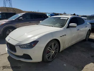 2015 Maserati Ghibli S Q4 with VIN ZAM57RTA3F1135093, listed as a Copart auction lot 47690163 with 107,198 mi miles. Bid and sale history available at carsss.com. Image 1.