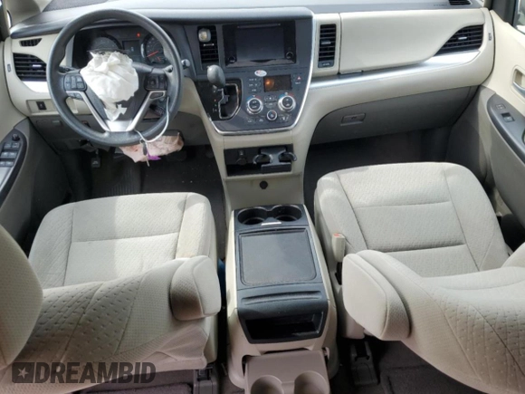 2015 Toyota Sienna LE AAS с VIN 5TDKK3DC8FS554952, выставлен на аукционе Copart как лот 54992385 с пробегом 98 399 миль миль и Списание • Salvage title. История ставок и продаж доступна на DreamBid. Изображение 8.