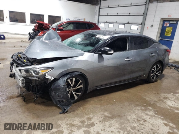 2018 Nissan Maxima S with VIN 1N4AA6AP5JC382984, listed as a Copart auction lot 59925705 with 91,925 mi miles and Salvage title. Bid and sale history available at DreamBid. Image 1.