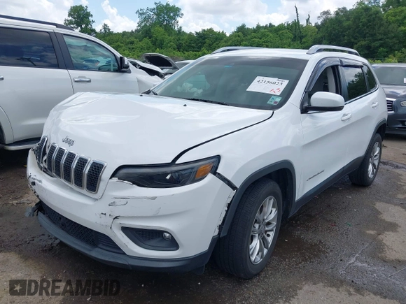 2021 Jeep Cherokee Latitude Lux with VIN 1C4PJLMXXMD239400, listed as a IAAI auction lot 42156023 with 80,304 mi miles and . Bid and sale history available at DreamBid. Image 2.