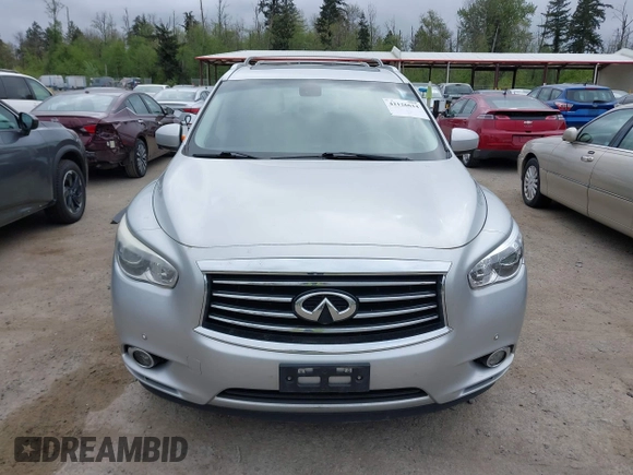 2014 Infiniti QX60 with VIN 5N1AL0MM3EC528187, listed as a IAAI auction lot 42126614 with 178,356 mi miles and . Bid and sale history available at carsss.com. Image 13.