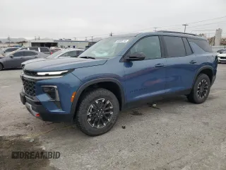 2024 Chevrolet Traverse AWD Z71 with VIN 1GNEVJKS3RJ219089, listed as a Copart auction lot 66305115 with 636 mi miles and Salvage title. Bid and sale history available at DreamBid. Image 1.