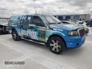 2007 Ford F-150 XLT with VIN 1FTPW12V07KA71998, listed as a Copart auction lot 58439215 with 224,254 mi miles and Clean title. Bid and sale history available at DreamBid. Image 4.