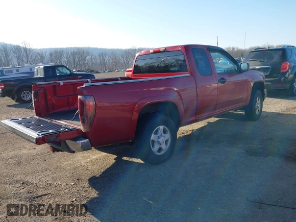2005 GMC Canyon SLE Z85 with VIN 1GTDT196458264112, listed as a IAAI auction lot 41655505 with 110,529 mi miles. Bid and sale history available at carsss.com. Image 4.