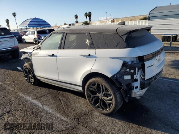 2023 Land Rover Range Rover Evoque Dynamic SE with VIN SALZL2FX2PH222607, listed as a Copart auction lot 47630765 with 15,882 mi miles and Salvage Title. Bid and sale history available at carsss.com. Image 2.