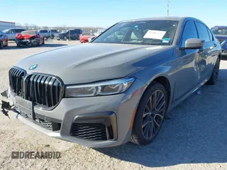 2022 BMW 7 Series 740i with VIN WBA7T2C06NCK24468, listed as a IAAI auction lot 41482722 with 1 mi miles. Bid and sale history available at carsss.com. Image 18.