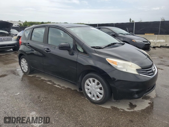 2014 Nissan Note S with VIN 3N1CE2CP5EL404573, listed as a Copart auction lot 62859935 with 123,786 mi miles and Clean title. Bid and sale history available at DreamBid. Image 4.
