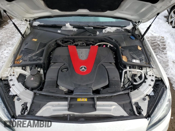 2016 Mercedes-Benz C 450 AMG with VIN 55SWF6EB5GU110266, listed as a Copart auction lot 43308835 with 42,148 mi miles and Salvage title. Bid and sale history available at DreamBid. Image 11.