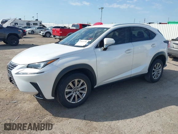 2021 Lexus NX 300 with VIN JTJDARBZ6M5028373, listed as a IAAI auction lot 42013736 with 22,577 mi miles and . Bid and sale history available at DreamBid. Image 2.