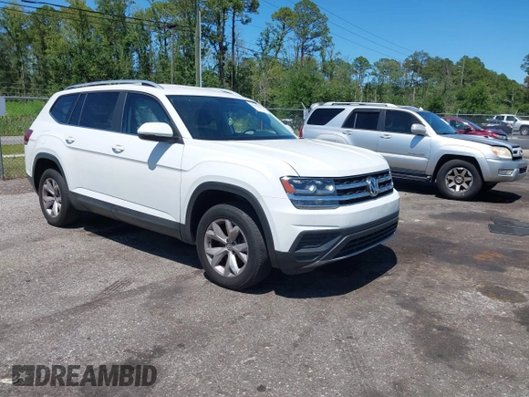 2018 Volkswagen Atlas S with VIN 1V2AP2CA4JC543978, listed as a IAAI auction lot 42567307 with 75,570 mi miles and . Bid and sale history available at DreamBid. Image 1.