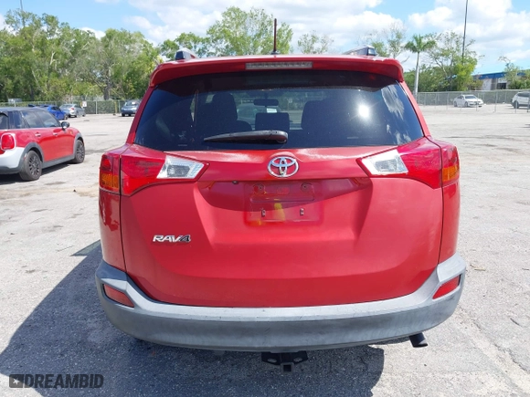 2014 Toyota RAV4 LE with VIN JTMZFREV4EJ005203, listed as a IAAI auction lot 42022295 with 130,193 mi miles. Bid and sale history available at carsss.com. Image 17.