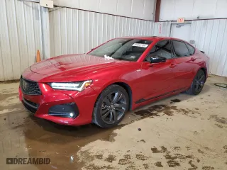 2021 Acura TLX w/A-Spec Package with VIN 19UUB6F59MA006480, listed as a Copart auction lot 86082704 with 59,683 mi miles and Salvage Title. Bid and sale history available at carsss.com. Image 1.