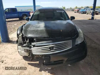 2007 Infiniti G35 Journey with VIN JNKBV61E77M709176, listed as a Copart auction lot 55491235 with 199,902 mi miles and Salvage Title. Bid and sale history available at DreamBid. Image 5.