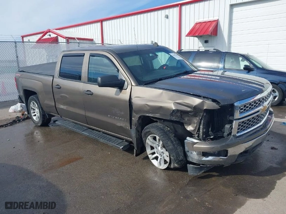 2014 Chevrolet Silverado 1500 LT with VIN 3GCUKREC0EG187214, listed as a IAAI auction lot 41490238 with 145,852 mi miles. Bid and sale history available at carsss.com. Image 1.