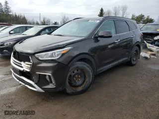2017 Hyundai Santa Fe SE with VIN KM8SNDHF0HU216585, listed as a Copart auction lot 48890635 with NaN miles and Salvage Title. Bid and sale history available at carsss.com. Image 1.