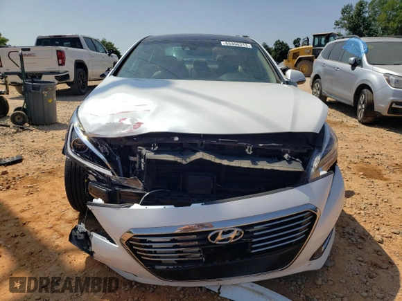 2016 Hyundai Sonata Hybrid Limited with VIN KMHE34L16GA018026, listed as a Copart auction lot 65356313 with 83,016 mi miles. Bid and sale history available at carsss.com. Image 5.