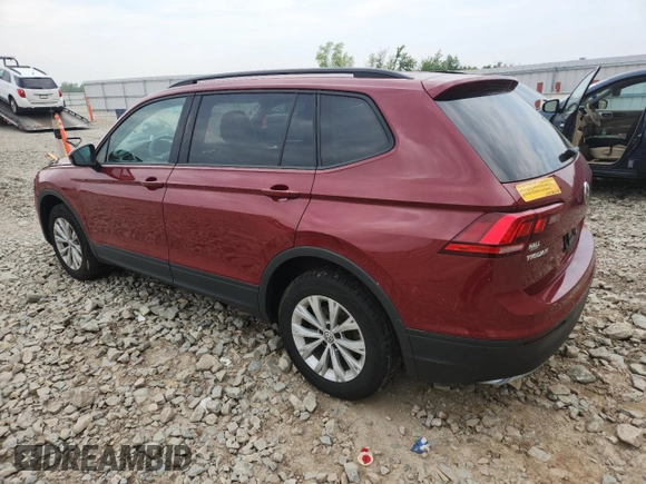 2019 Volkswagen Tiguan S z VIN 3VV0B7AX1KM180153, wystawiony jako Copart lot #60573955 z przebiegiem 66 995 mil mil oraz Szkoda całkowita • Salvage title. Historia ofert i sprzedaży dostępna na DreamBid. Obrazek 2.