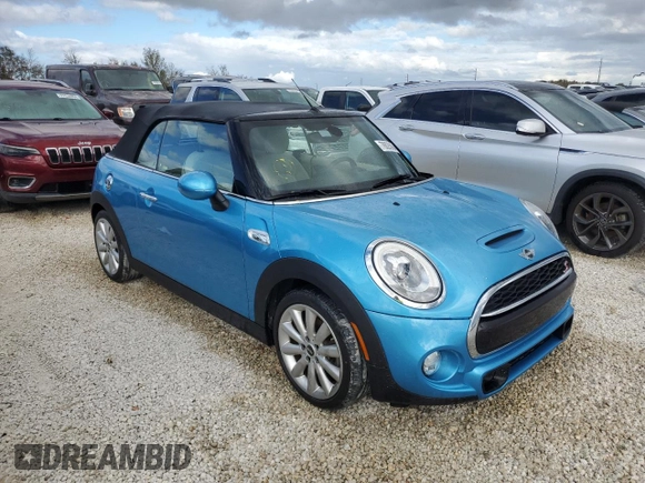 2018 MINI Convertible Cooper S with VIN WMWWG9C55J3E39003, listed as a Copart auction lot 78826004 with 30,147 mi miles and Non Repairable. Bid and sale history available at carsss.com. Image 4.