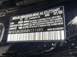 2021 Mercedes-Benz CLA with VIN W1K5J4GBXMN151685, listed as a Copart auction lot 48045045 with 77,257 mi miles and Salvage Title. Bid and sale history available at carsss.com. Image 15.