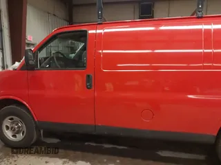 2009 GMC Savana Cargo Van with VIN 1GTGG25C191103217, listed as a IAAI auction lot 41363489 with 262,704 mi miles. Bid and sale history available at carsss.com. Image 14.