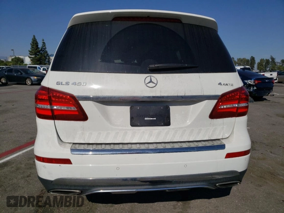 2019 Mercedes-Benz GLS with VIN 4JGDF6EE0KB235251, listed as a Copart auction lot 61895443 with 46,047 mi miles. Bid and sale history available at carsss.com. Image 6.