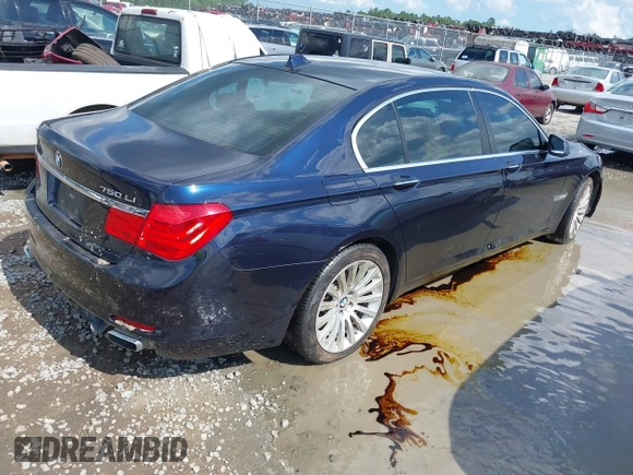 2012 BMW 7 Series 750Li with VIN WBAKB8C50CC963425, listed as a IAAI auction lot 42543576 with 132,054 mi miles and . Bid and sale history available at DreamBid. Image 4.