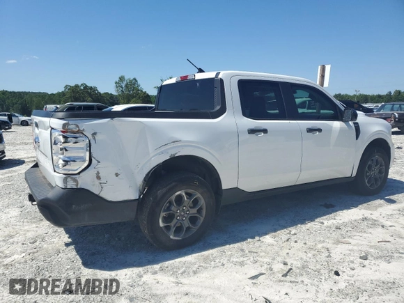 2024 Ford Maverick XLT with VIN 3FTTW8H33RRB19148, listed as a Copart auction lot 58040905 with 28,496 mi miles and Salvage title. Bid and sale history available at DreamBid. Image 3.