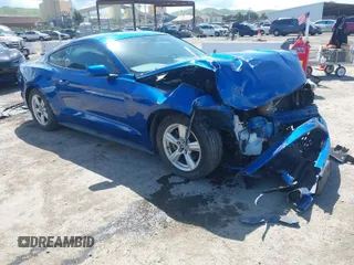 2017 Ford Mustang V6 with VIN 1FA6P8AM9H5239685, listed as a IAAI auction lot 41956734 with 67,577 mi miles and . Bid and sale history available at carsss.com. Image 1.